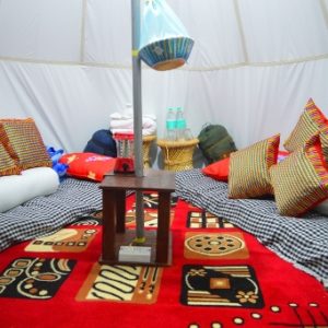 Camping in Bir Billing Valley at Camp Oak View