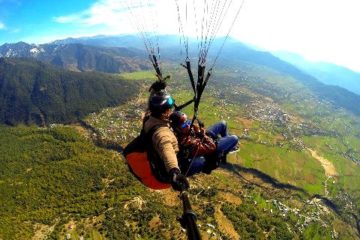 medium paragliding session and camping packages