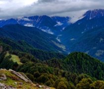 view from Hanuman garh trek in bir billing