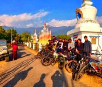 Cycling trip from Bir Camping to Monastery Bhattu