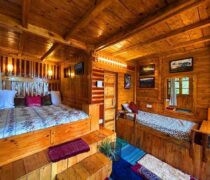 Lower glass house cottage bed